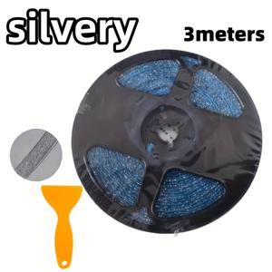 TEMU 자착식 방수 PVC 실란트 테이프 - 얼룩 방지, 주방 벽, 스토브, 욕조 & 샤워실용 사용하기 쉬운 흰색 그라우트 필러 - 누수 방지 코너 가드, 세라믹 표면에 안전, 도구 불필요 설치, 편리한 엣지 트리밍