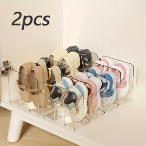 TEMU 2개 4단 신발 정리대, 투명 수납 신발장, 컴팩트한 신발 정리 랙, 간편한 신발장 만들기