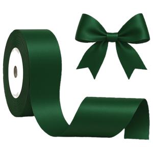 TEMU 2인치 폭의 고급 새틴 리본, 고급 선물 장식, 예술 공예 제작, 우아한 헤어 스타일 디자인, 풍선 아치 장식, 정원 웨딩 장식, 축제 생일 축하 및 창의적인 프로젝트에 적합