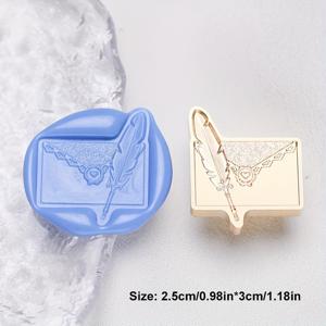 TEMU 졸업 시즌 왁스 인감 스탬프 - 구리 머리, 봉투, 책 및 초대장에 분리 가능 - DIY 저널, 선물 및 휴일 카드에 완벽함