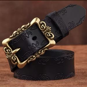 TEMU 심플하고 다용도로 사용 가능한 여성용 빈틈이 있는 레트로 학생 벨트 하라주쿠 팬츠 벨트