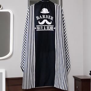 TEMU 살롱 퀄리티 전문가용 헤어컷 케이프, 끈적임 방지 헤어 커팅 천, 빈티지 패턴 디자인, 가정용 헤어컷 또는 이발소 사용에 적합