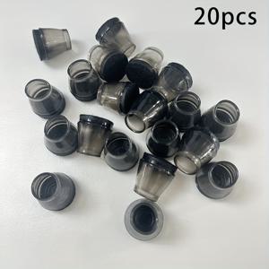 TEMU 20개 의자 발 보호대 펠트 패드 포함 - 미끄럼 방지, 조용한 의자 및 테이블 가구 발 캡, 스크래치 방지 및 소음 감소, 쉬운 설치