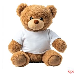 TEMU 6개 귀여운 아이언온 전사 스티커 - 티셔츠, 베개, 의류 및 액세서리용 비닐 DIY 열전달 - 혼합 색상, 내구성 있고 쉽게 붙이는