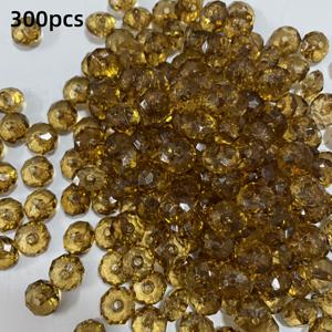 TEMU 300개 10mm 특수 A 아크릴 납작 비즈, 직선 구멍, 주얼리 추가용, 가방, 팔찌 및 커튼 장식에 적합