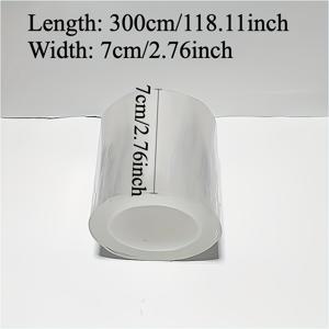 TEMU 길이 3미터, 폭 5cm/6cm/7cm/10cm의 사무실용 단면 테이프 롤 1개, 다목적 나노 사무용 단면 접착 테이프, 주방용 접착제, 책상 및 의자 충돌 방지 스티커, 싱크대 수조 자동차 가구 캐비닛 코너 충돌 방지, 긁힘 방지, 아름다운 솔기, 창문 틈새 밀봉 스트립