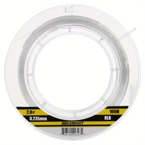 TEMU Seaknight 100M/50M 100% 플루오로카본 낚싯줄, 3LB에서 100LB까지 다양한 강도 제공 | 카본 파이버로 완전 제작 | 빠른 침강 및 UV선 저항 | 다양한 사이즈 제공 | 바다 낚시 및 민물 낚시 모두에 적합