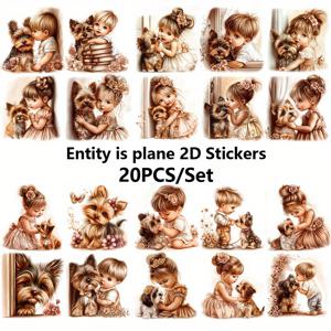 TEMU 갈색 레트로 사람과 동물 스티커 팩, DIY 스크랩북, 잡지, 사진 앨범, 여행 가방, 노트북, 휴대폰 케이스, 스케이트보드, 기타 미적 수공예품, 데이 선물, 선물용 2D 평면 스티커, 매거진 장식,여행용 캐리어 스티커,레트로 스티커,아티스틱 데칼,종이 재질,DIY 스티커,그녀를 위한 선물,DIY 애호가