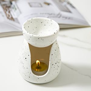 TEMU 세라믹 아로마 디퓨저, 에센셜 오일 버너, 캔들 스토브, 스타일리시 홈 데코, 오일 왁스 버너