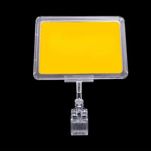 TEMU 3pcs 투명 플라스틱 POP 디스플레이 스탠드 - A4 사이즈, 이중 가격 태그 홀더, 금속 클립, 12.01x8.46in, 소매 및 슈퍼마켓 사용에 이상적, 소매 신호|투명 디스플레이|내구성 플라스틱