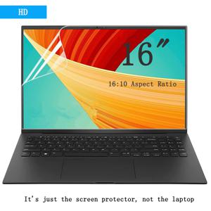 TEMU HP/Dell/Samsung/Lenovo/Acer/MSI/Razer Blade/LG Gram용 16인치 HD 노트북 액정 보호 필름 2매, 16:10 화면비, 스크래치 방지 투명 보호, 플라스틱 재질, 간편한 부착