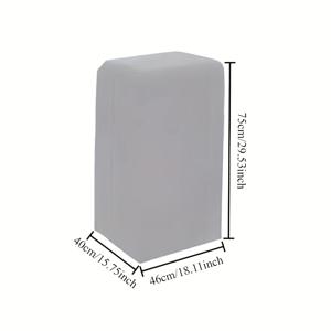 TEMU 1PC 휴대용 에어컨 커버 - 2가지 색상, 옥스포드 원단 (블랙/그레이), 침실용 휴대용 에어컨에 적합, 휴대용 에어컨 보호 커버 (커버만 포함)