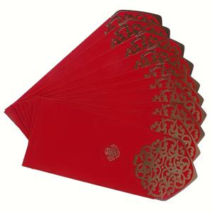 TEMU 10개 중국식 홍보 봉투, 용의 해 행운 돈 주머니 – 설날 장식 및 선물용 행복한 한가위 축하용
