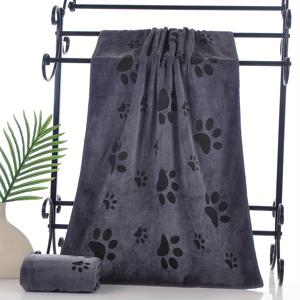 TEMU 고양이 및 강아지용 애완동물 타월, 강아지용 목욕 타월, 고양이 타월용 대형 및 확장형, 고양이 및 강아지 모두에게 적합