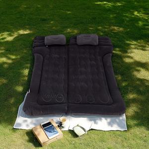 TEMU 1개 야외 캠핑 매트리스, RV SUV 겸용 인플레이터블 더블 휴대용 미끄럼 방지 두꺼운 차량용 낮잠 매트, 부드럽고 휴대가 편리한 PVC 소재 퀼팅 디자인, 해변 캠핑장 접이식 침대에 이상적