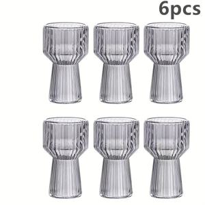 TEMU 6개 유리컵 A, 10 밀리리터, 재사용 가능, 미끄럼 방지, 결혼식, 발렌타인데이, 크리스마스, 새해, 추수감사절과 같은 특별한 날에 완벽 - 남편 또는 여자친구를 위한 이상적인 선물, 크리스마스에 최고의 선택