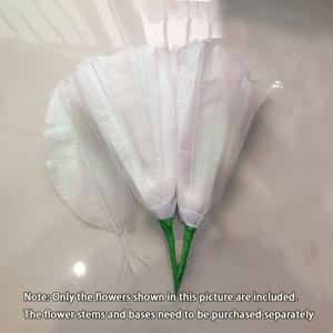 TEMU 1개 또는 2개 대형 3D 컬러 거즈 꽃 장식 | 화려하고 빛나는 19.69인치 대형 꽃, 결혼식, 축제 및 파티 장식에 이상적, 실내/실외 사용, 패브릭 소재