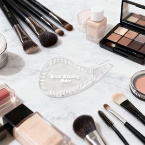 TEMU 재사용 가능한 아크릴 러프렛 눈물 눈썹 스텐실 및 쉐이핑 자 | 완벽한 눈썹 쉐이핑을 위한 심플한 눈썹 쉐이핑 도구, 크리스마스 및 발렌타인데이 선물로 이상적