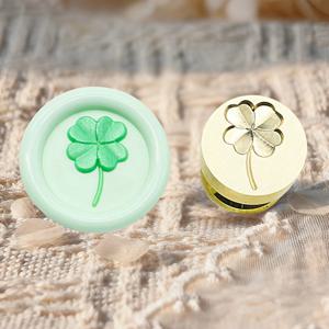 TEMU 양각 왁스 실 스탬프 헤드, 직경 15mm, 솔방울, , 깃털, 발자국, 하트, 수제 DIY 봉투 초대장 밀봉용 왁스 실 스탬프 헤드, 단일 구리 스탬프 헤드만, 왁스 미포함