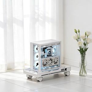 TEMU PC 본체를 바닥에서 보호해주는 이동식 본체받침대 바퀴 포함 사이즈 조절 가능 가정 사무실 추천