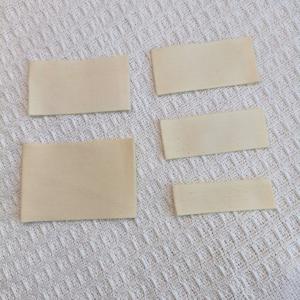 TEMU 블랭크 유니버설 패브릭 라벨 - 스탬프/프린트용 무표백 평면 천 태그, 의류 및 유니폼용 봉제 이름 라벨 천 태그 - 배송 준비 완료