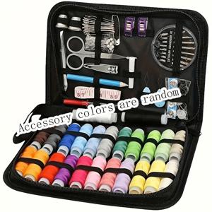 TEMU 다기능 비상 재봉 수리 키트 | 바늘, 실, 가위, 다양한 색상의 빠른 수리를 위한 필수 재봉 용품 포함