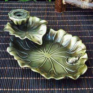 TEMU 1개 역류 향로, 개구리 물고기 향로 탑 향로 창의적인 레트로 향로, 데스크탑 장식품