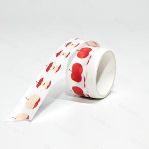 TEMU 1롤 귀여운 테이프 - 물린 자국 디자인, 스크랩북/저널링/선물 포장/파티 장식용 - 플라스틱/목재 표면 호환 가능한 푸드 테마 크래프트 테이프