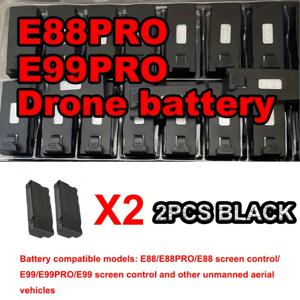 TEMU 1개/2개/3개, 2025년 인기 드론 배터리, 드론용 고용량 3.7V 교체 리튬 배터리 5개, E88, E99 및 기타 모델과 호환, 높은 호환성, 새해, 발렌타인데이 및 부활절 선물