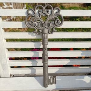 TEMU 빈티지 스타일의 주철 키. 정원, 거실, 바, 파티 장식에 완벽하며 할로윈 및 크리스마스 선물로도 좋습니다.