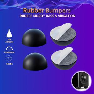 TEMU 25개 스피커 및 레코드 플레이어용 자가 접착 고무발, 미끄럼 방지 탄성 절연 패드