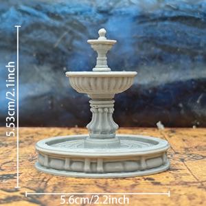 TEMU 1개, TTRPG 분수 미니어처 모델, 롤플레잉 및 테이블탑 전술 게임용 RPG 미니어처, 테이블탑 롤플레잉 게임 애호가를 위한 선물 및 수집품