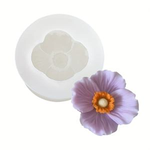 TEMU 꽃 모양 몰드 - 양초, 비누, 점토에 적합, 공예, 홈 데코, 결혼식, 생일, 발렌타인데이, 추수감사절 선물로 이상적 - 양초 제작, 레진 아트, 섬세한 꽃잎, 공예 애호가를 위해 디자인된 재료