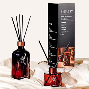 TEMU 스미어티 디퓨저 대용량 실내 방향제 리필액 선물 세트 500ml*1+보충액250ml*1 호텔 목재