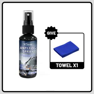 TEMU 안경, 헬멧, 고글용 안티포그 스프레이 - 즉각 안개 방지, 장기 지속 렌즈 코팅, 휴대용 여행 사이즈, 처방 안경, 사이클링, 수영, 및 장비용 빠른 클리어링 - 렌즈 관리에 안전