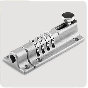 TEMU 방수 및 방청 야외 보안 잠금장치 - 아연 합금, 도어 및 사물함용 방범 비밀번호 래치, 가정용 도어록