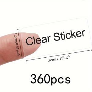 TEMU 맞춤 투명 이름 스티커, 이름 라벨, 학생별 향상된 학용품, 귀한 스크랩북 제작, 신학기 용품, 종이 이름, 분류 스티커, 디지털 분류, 광고 태그