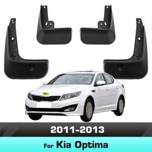 TEMU 2011년~2013년형 기아 옵티마 모델용 머드가드 4개 세트. 물 튐 및 흙으로부터 보호하기 위해 설계되었습니다.