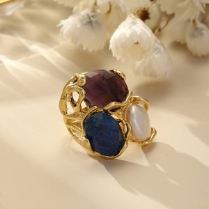 TEMU 여성 니치 디자인 반지, 달콤하고 정교한 심플 링, 고급스럽고 다재다능한 인덱스 핑거 링, 트렌디하고 멋스러운 감성, 윈드 이어링, 패셔너블 디자인, 세인트 트로픽의 날, 라마단