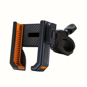 TEMU 향상된 자전거 휴대폰 거치대 - 간편한 분리, 22-45mm 핸들바 및 4.5'~7.0' 모바일 기기용 360° 조절, 튼튼한 플라스틱