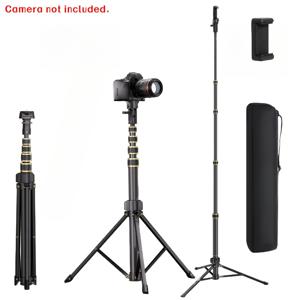 TEMU 휴대폰 삼각대 & 셀피봉, 확장형 휴대폰 삼각대 스탠드 (휴대폰 홀더 및 휴대용 가방 포함), 스마트폰, 카메라 라이브 스트리밍 블로그 호환|핸드폰거치대|휴대폰거치대
