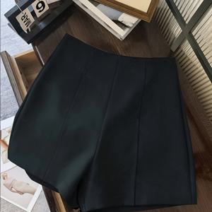 TEMU 셀프 디자인 하이웨이스트 여성용 슈트 쇼츠, A라인 컷으로 엉덩이 커버 & 다리 길이 연장, 플로잉 소재 여름 캐주얼 다용도 팬츠