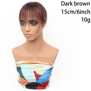 TEMU 6x6CM 여성용 헤어피스 | 인모, 볼륨감, 흑발 커버, 심리스 레이스 클로저