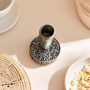 TEMU 1개 빈티지 펜 홀더 - 내구성 강한 아연 합금 제작, 홈 오피스, 스터디룸 또는 비즈니스용 우아한 데스크 정리함 - 펜, 연필, 마커 호환 가능 - 장식적인 필기구 보관함, 레트로 디자인, 광택 마감