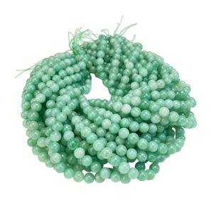 TEMU 4, 6, 8, 10mm 자연석으로 제작된 그린 크랙 쿼츠 비즈. 우아한 팔찌, 목걸이, 귀걸이 제작에 완벽합니다.