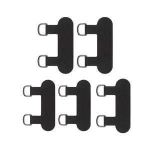 TEMU 휴대폰 테더 탭 5개, 더블 헤드 휴대폰 끈 패치 스트랩 인서트 폰 끈 탭 리모컨 테더 폰 케이스 끈 접착제 없음, 듀얼 홀 케이스 전용