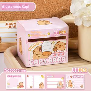 TEMU 곰돌이와 판다 풀아웃 스티커 메모 40개입, 다양한 스타일로 제공, 일상 워크플로우 알림, 중요한 이벤트, 메시지, 학습 오류 수집, 메모 보충, 노트패드, 학교 및 사무용품에 적합