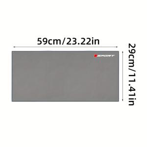 TEMU 1pc 스포츠 카 타월, 59x29cm/23.22x11.41in, 페인트, 유리 및 거울에 적합한 이중면 - 재사용 및 세척 가능한 청소 천, 자동차용 타월, 차량 유지보수, 세련된 디자인, 고흡수성 소재