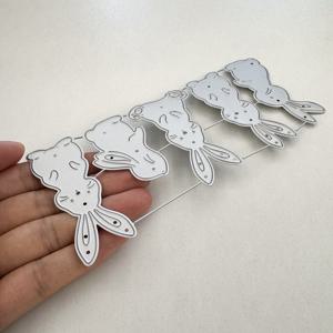TEMU 오리지널 사랑스러운 부활절 토끼 금속 커팅 다이 - 다용도 DIY 스크립트, 인사 카드, 홈 데코 및 공예 용품, 판타지 테마에 이상적, 공예 액세서리 | 판타지 테마 공예 | 내구성 있는 공예 도구, 스크랩북킹 용품