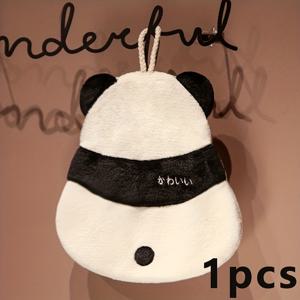 TEMU 부드러운 산호 양털로 제작된 흡수력이 뛰어난 타월입니다. 귀여운 만화 판다와 벌 디자인으로 주방 및 욕실에서 다양한 용도로 적합합니다.